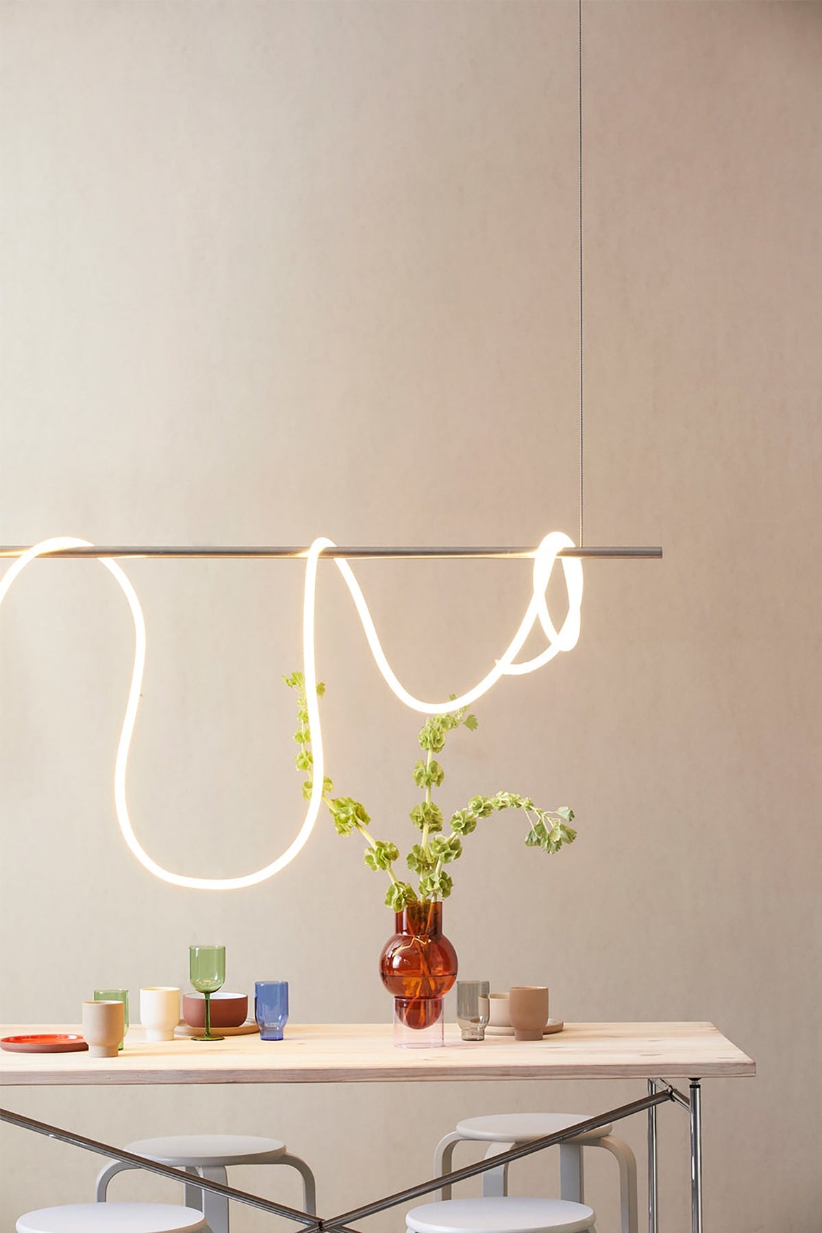Flextube Lichtschlauch weiß 9m  – Studio About