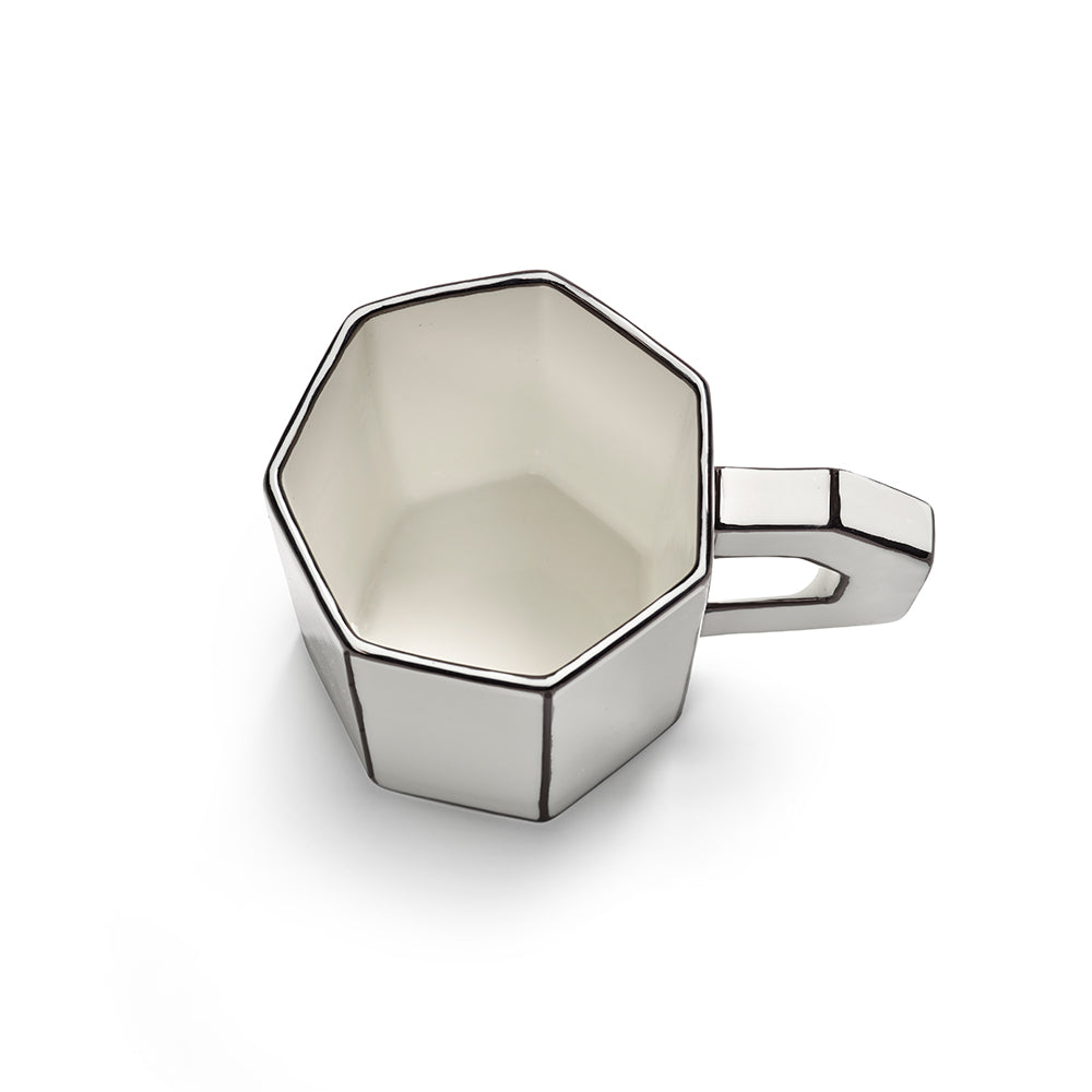 geometrische Teetasse – Carte Blanche by Annebet Philips