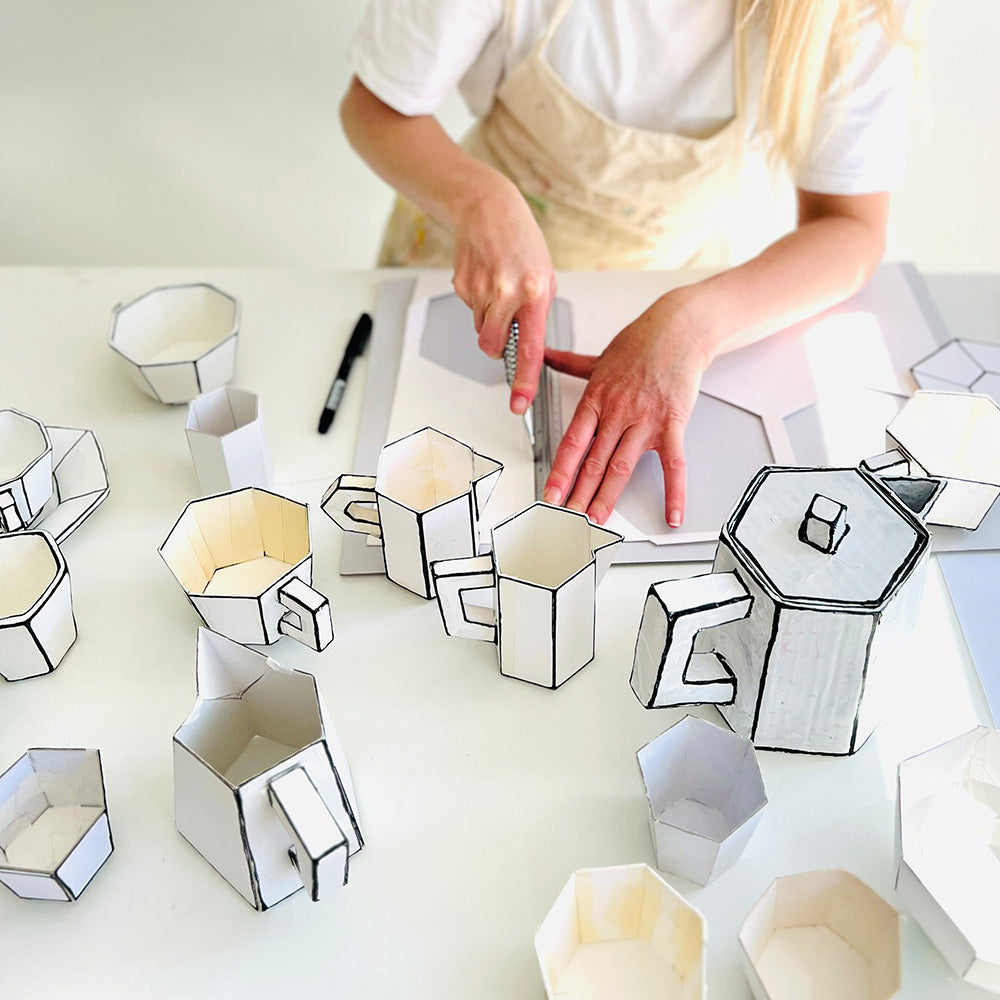 geometrische Teekanne – Carte Blanche by Annebet Philips