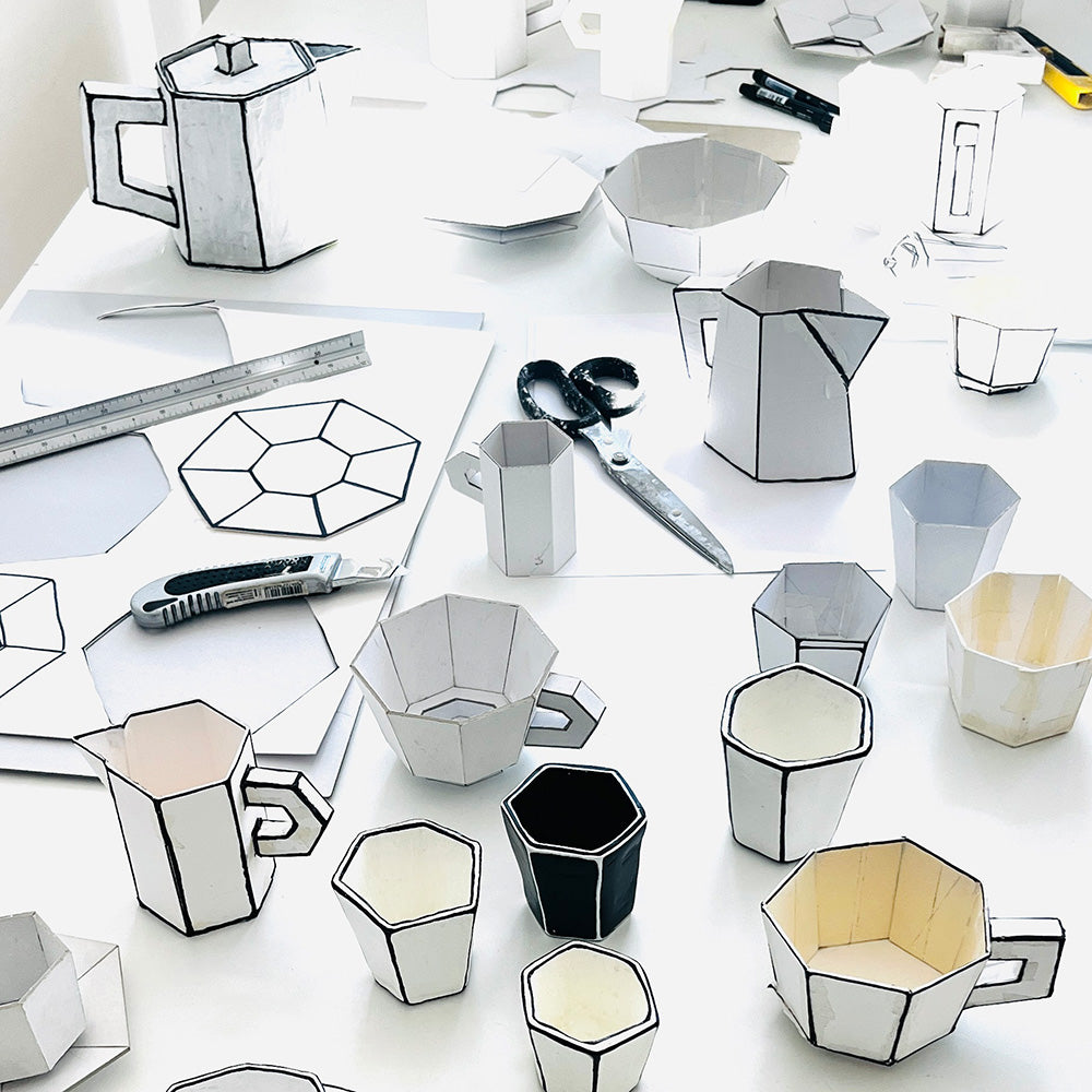 geometrische Teekanne – Carte Blanche by Annebet Philips