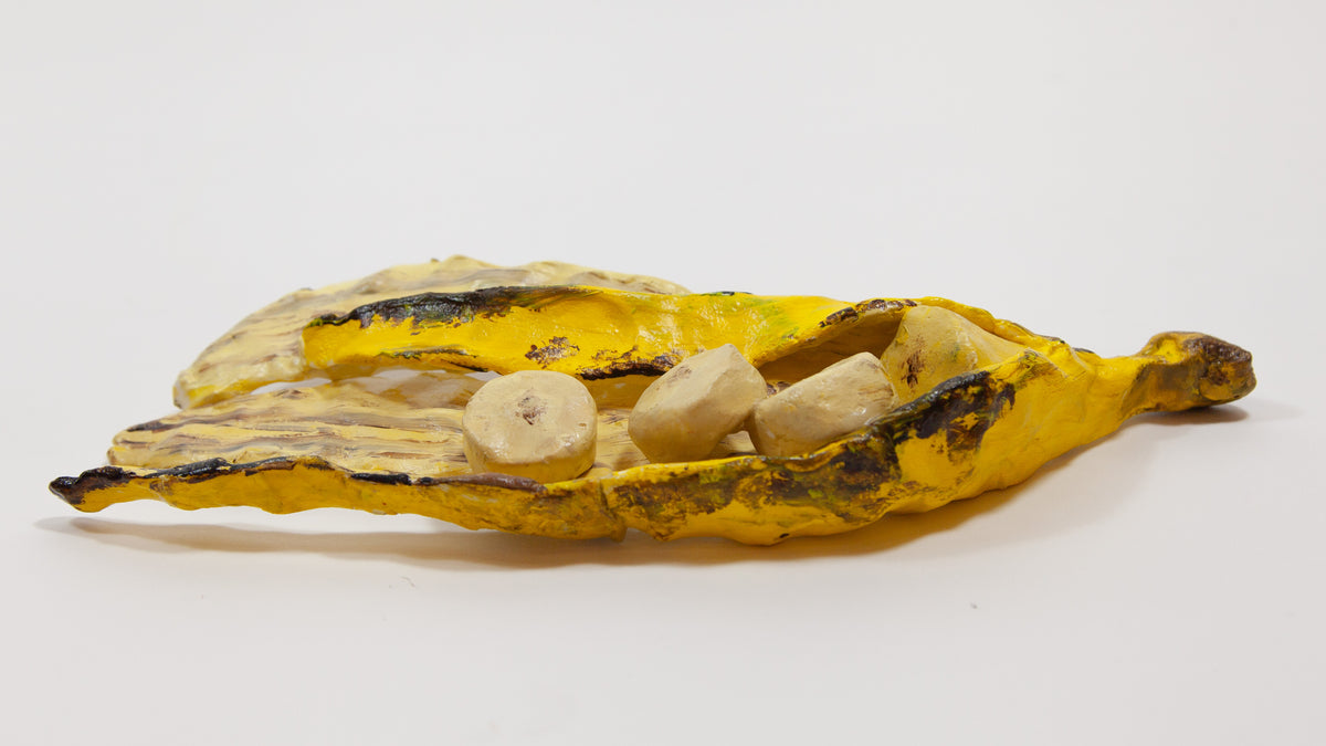 Bananenwandskulptur groß von Banana Business