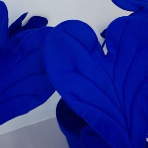 Filzpflanze Alocasia dunkelblau