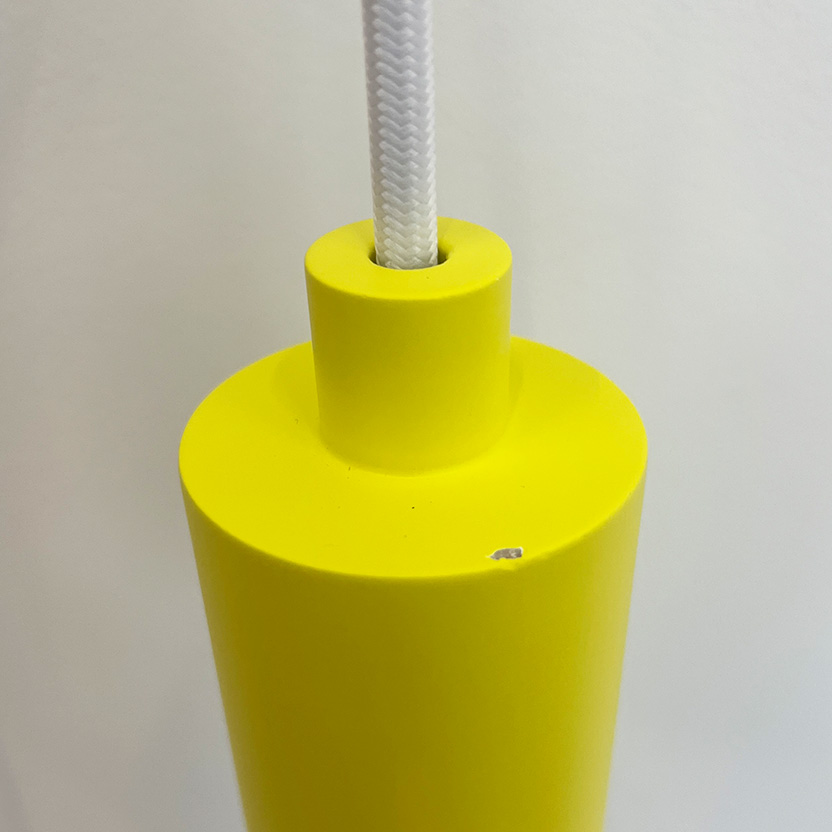 FIFTY FIFTY Lampe by Form Follows weiß/gelb – Bild 6